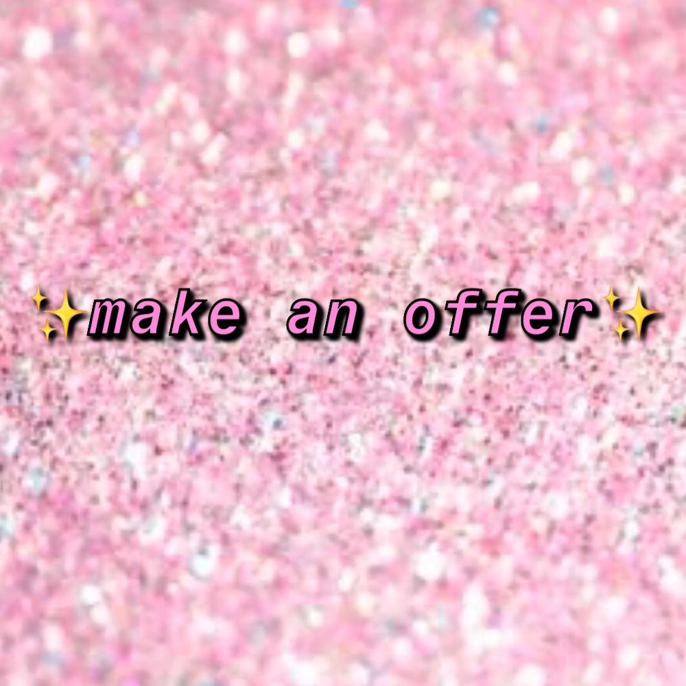 Offers are welcome!💗